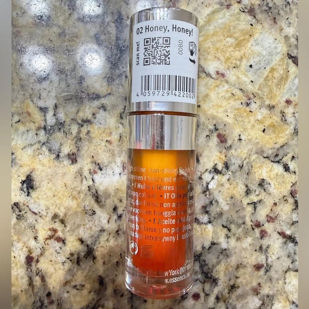 NEW Essence Hydra Kiss Lip Oil 02 Honey Honey Full Size 4ml/0.13oz
